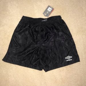 Black soccer shorts, new and never worn